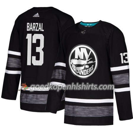 New York Islanders Mathew Barzal 13 2019 All-Star Adidas Zwart Authentic Shirt - Mannen